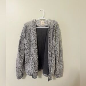 Thread & Supply Gray Sherpa Jacket